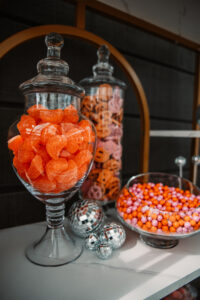 pink and orange candy